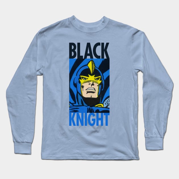 Defender: Black Knight Long Sleeve T-Shirt by HustlerofCultures